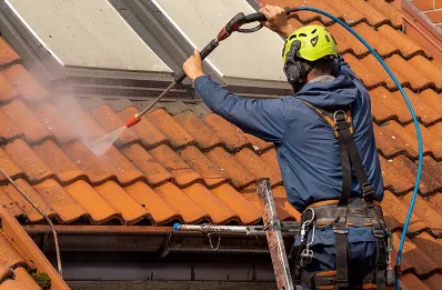 Démoussage et hydrofuge de toiture à Courtagnon